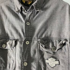 Harley Davidson long sleeve button up